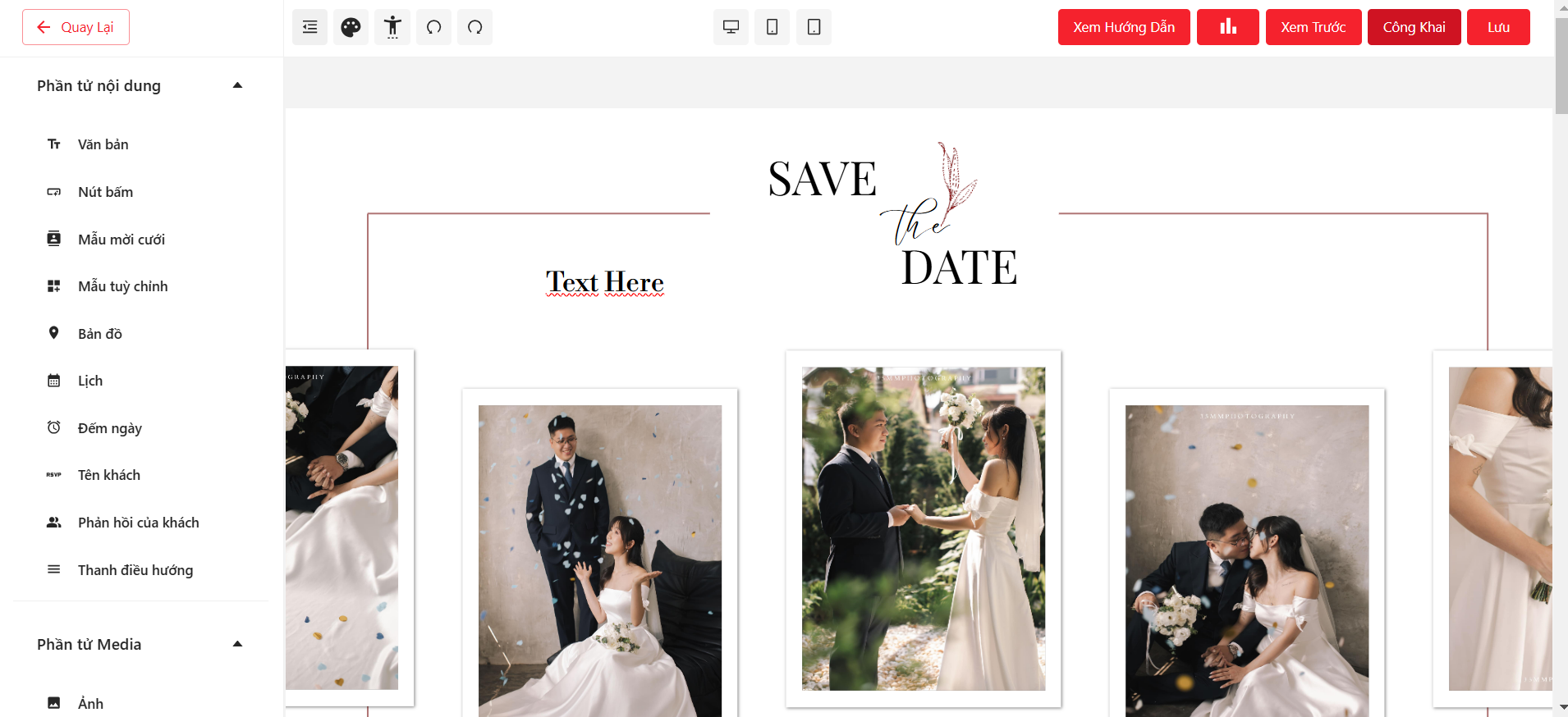 Cách thiết kế Thiệp cưới Online độc đáo và cá nhân hóa